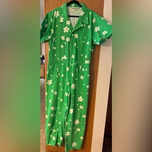 Big Bud Press x Bob Baker Marionettes Green Daisy Jumpsuit